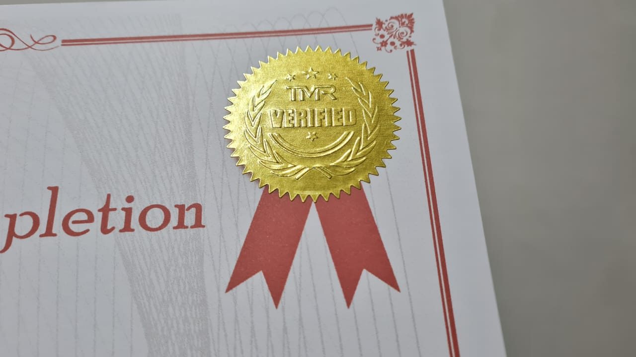 Sceau officiel du certificat de formation TMR