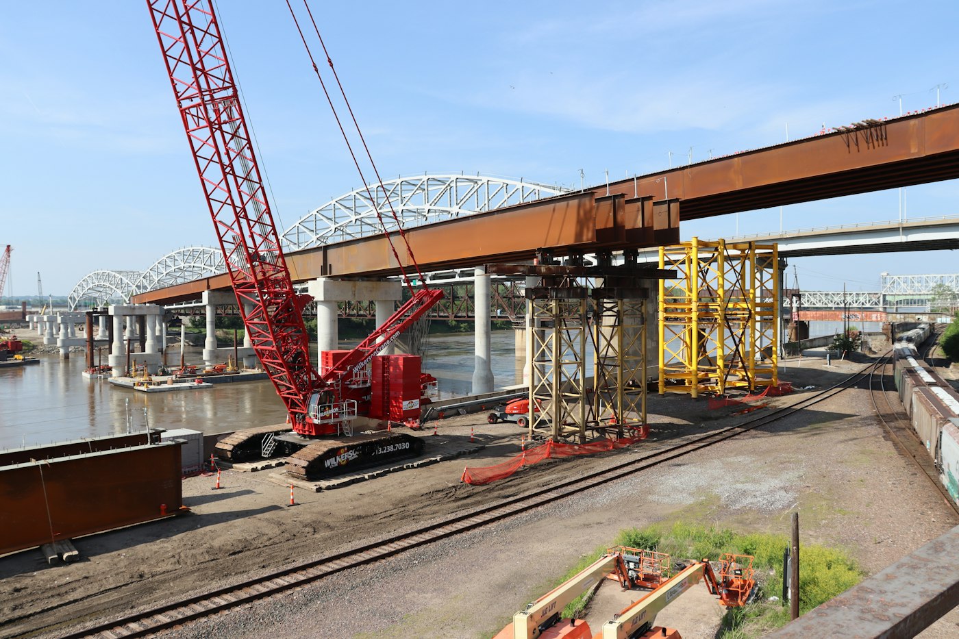 Construction d’un ouvrage d’art ferroviaire